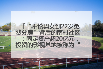 “不论男女到22岁免费分房”背后的南村社区：固定资产超20亿元，投资的影视基地被称为“山村好莱坞”