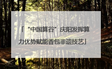 “中国算谷”庆阳发挥算力优势赋能香包非遗技艺