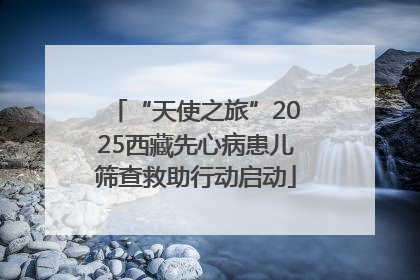 “天使之旅”2025西藏先心病患儿筛查救助行动启动