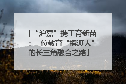 “沪嘉”携手育新苗：一位教育“摆渡人”的长三角融合之路