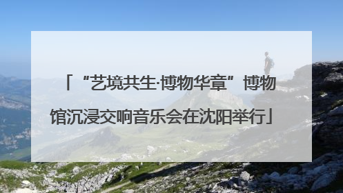 “艺境共生·博物华章”博物馆沉浸交响音乐会在沈阳举行