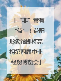 “非”常有“益”！益阳形象馆即将亮相第四届中非经贸博览会