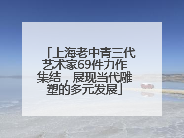 上海老中青三代艺术家69件力作集结，展现当代雕塑的多元发展