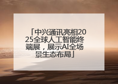 中兴通讯亮相2025全球人工智能终端展，展示AI全场景生态布局