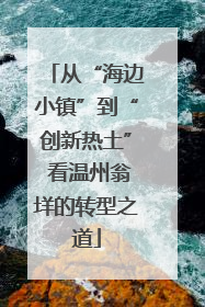 从“海边小镇”到“创新热土” 看温州翁垟的转型之道