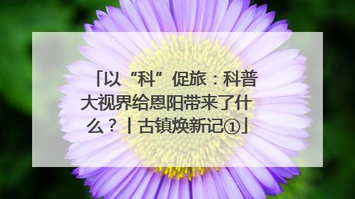 以“科”促旅：科普大视界给恩阳带来了什么？丨古镇焕新记①