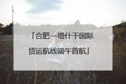 合肥—塔什干国际货运航线端午首航