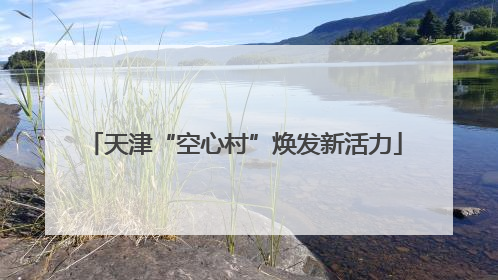 天津“空心村”焕发新活力