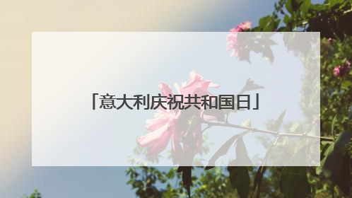 意大利庆祝共和国日