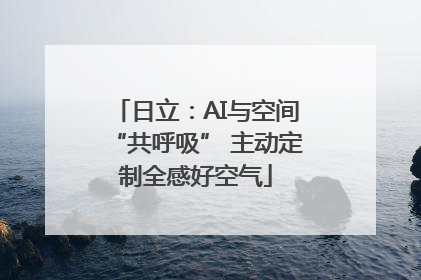 日立：AI与空间“共呼吸” 主动定制全感好空气