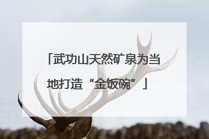武功山天然矿泉为当地打造“金饭碗”