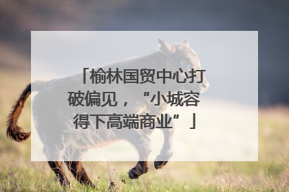 榆林国贸中心打破偏见，“小城容得下高端商业”
