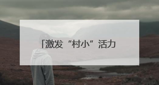 激发“村小”活力 共绘多彩童年——乡村基础教育发展观察