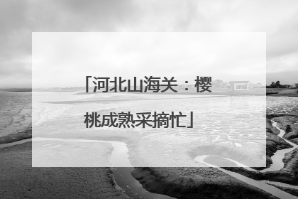 河北山海关：樱桃成熟采摘忙