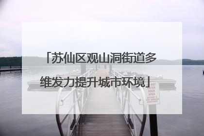 苏仙区观山洞街道多维发力提升城市环境