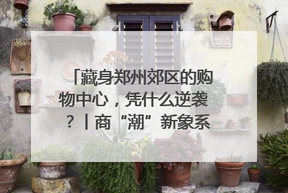 藏身郑州郊区的购物中心，凭什么逆袭？丨商“潮”新象系列观察之四
