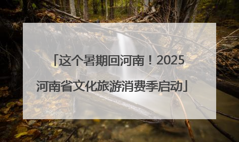 这个暑期回河南！2025河南省文化旅游消费季启动