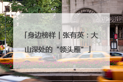 身边榜样｜张有英：大山深处的“领头雁”