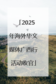 2025年海外华文媒体广西行活动收官