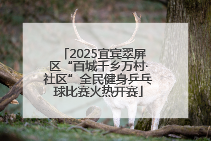 2025宜宾翠屏区“百城千乡万村·社区”全民健身乒乓球比赛火热开赛