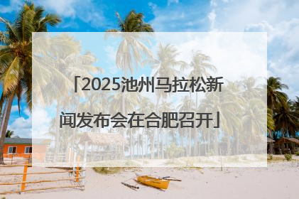 2025池州马拉松新闻发布会在合肥召开